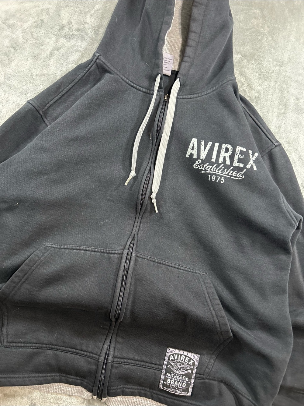 Vintage Y2K Avirex Zipup Hoodie